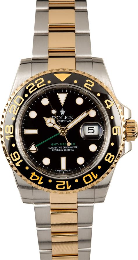 rolex gmt ii two tone|rolex gmt 116713.